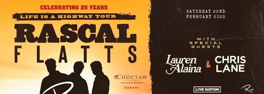 Rascal Flatts at Choctaw Casino & Resort