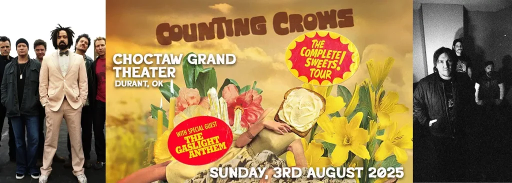 Counting Crows & The Gaslight Anthem at Choctaw Casino & Resort